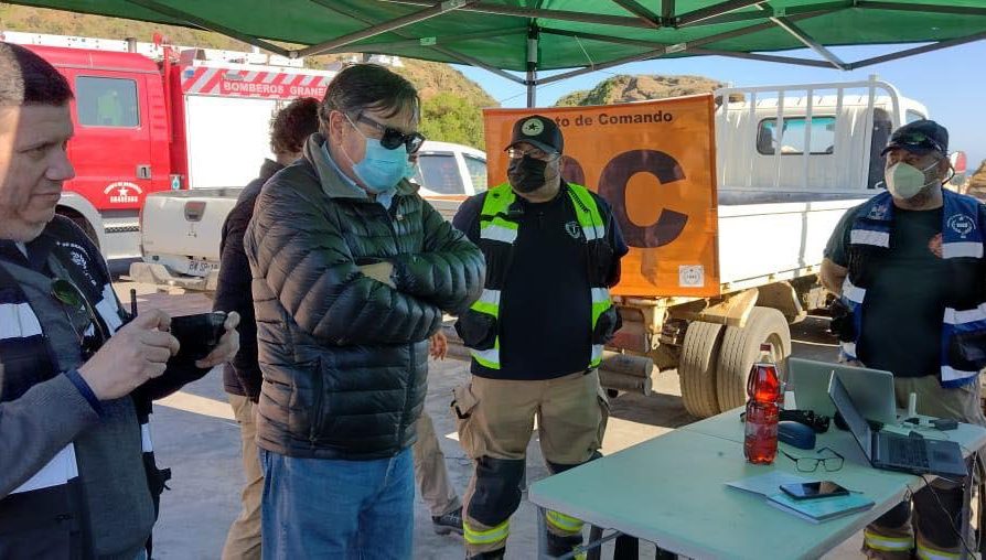 Segunda jornada de búsqueda de los dos pescadores  desaparecidos en Caleta de Bucalemu