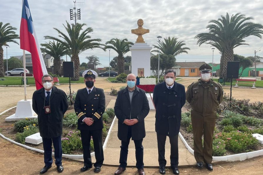 Delegado Presidencial encabeza ceremonia de conmemoración del 243° aniversario del natalicio de Bernardo O’Higgins