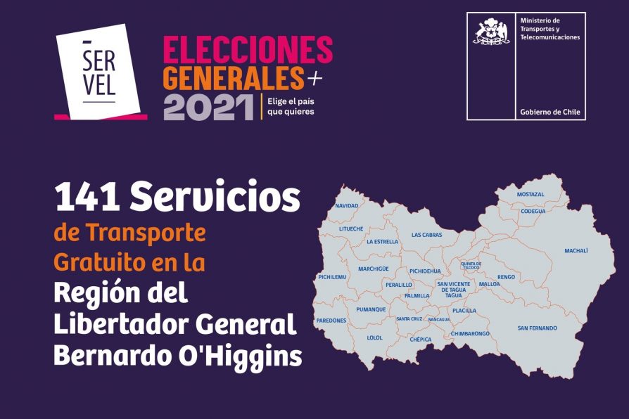 Servicios de Transporte Gratuito para Elecciones Generales del 21 de noviembre
