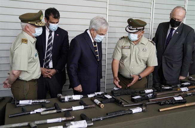 Presidente Sebastián Piñera promulga la nueva Ley de Control de Armas