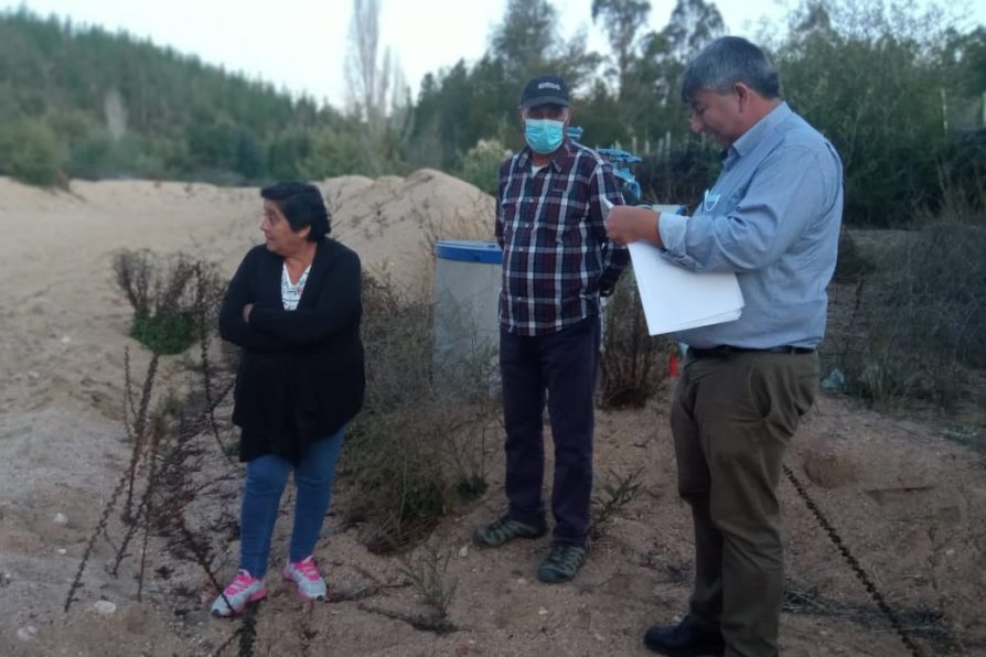 Delegado realiza visita inspectiva a diversos APR de Paredones  