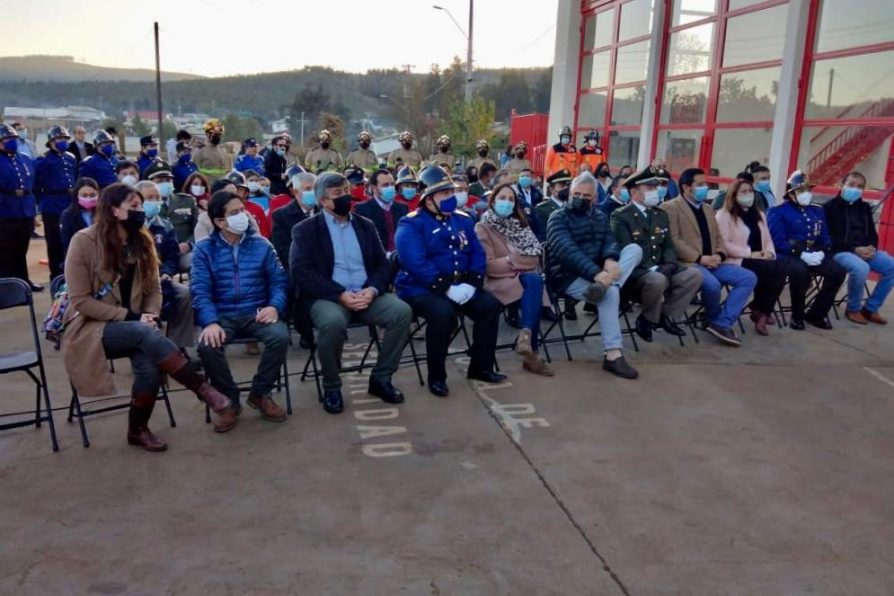 Autoridades regionales inauguran cuartel de Bomberos de la Segunda Compañía de Marchigue