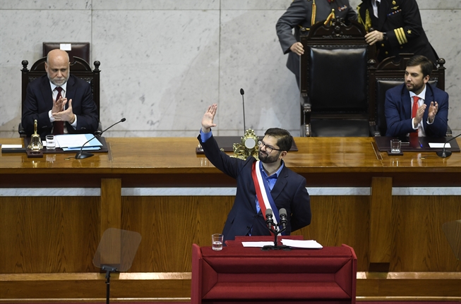 Presidente de la República Gabriel Boric Font rinde su primera Cuenta Pública