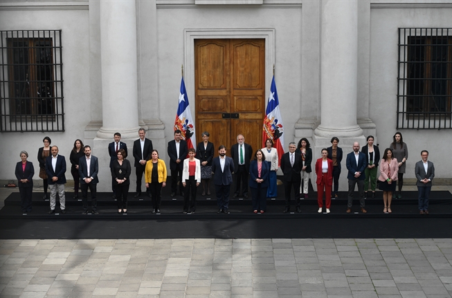 Presidente Gabriel Boric Font, realizó su primer cambio de gabinete en el Palacio de La Moneda