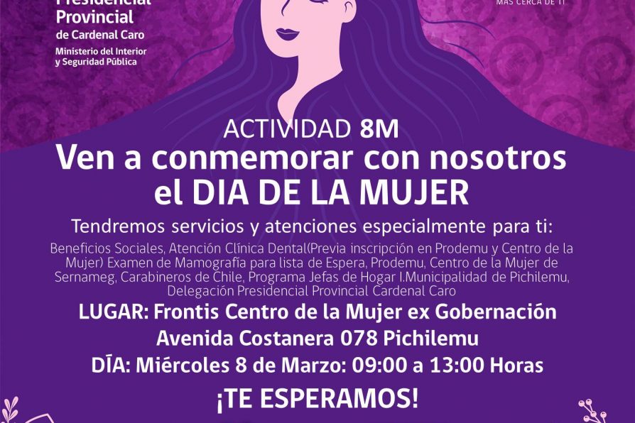 ESTE  8M CONMEMORAMOS EN CARDENAL CARO A LA MUJER EN SU DÍA