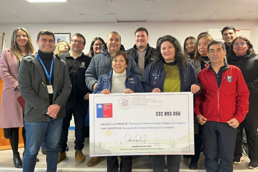 Provincia de Cardenal Caro fortalece el bienestar local con la firma de Convenios de Promoción de Salud 2025.