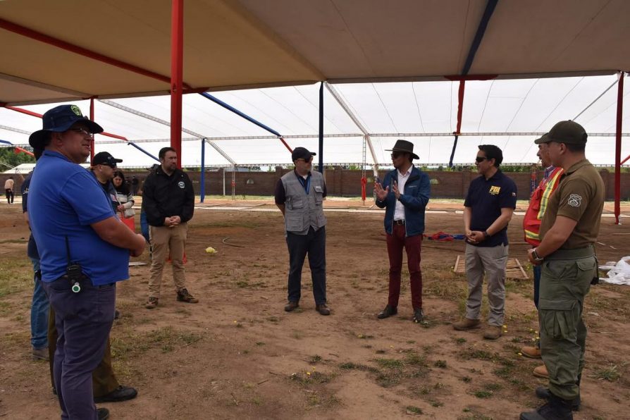 Autoridades coordinan medidas de seguridad para la Fiesta del Cordero 2025 en Litueche.