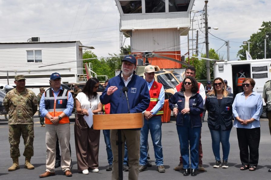 Autoridades regionales y nacionales coordinan acciones preventivas ante emergencias en O’Higgins.